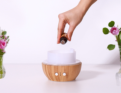 Resumen de los pasos y precauciones de uso del Humidificador aromático